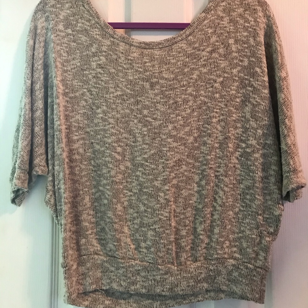 Knitted off the shoulder top